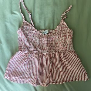 Cropped Hollister Adjustable Tank- SM